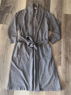 Eberjay Sweatshirt Fleece Robe Grey size Small